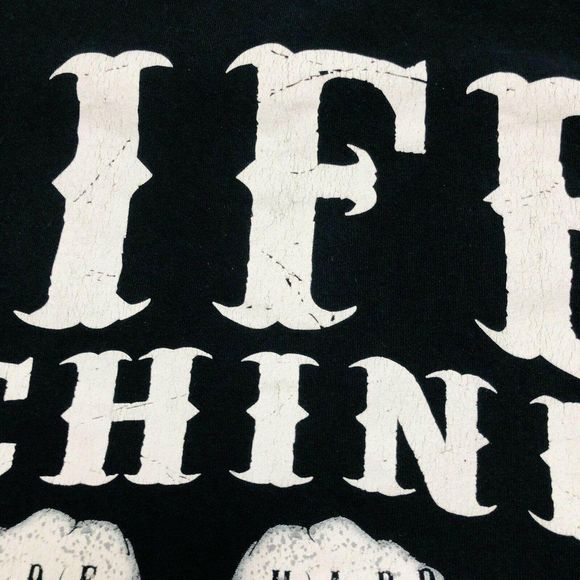 Six Flags Magic Mountain Black Jail Coaster Tshirt - Picture 3 of 10